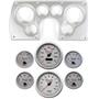 82-89 Camaro Silver Dash Carrier Concourse Silver Face Gauges