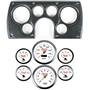 82-89 Camaro Carbon Dash Carrier Concourse White Face Gauges