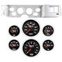 79-81 Camaro Silver Dash Carrier Concourse Black Face Gauges