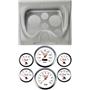 67 68 F Body Silver Dash Carrier Concourse White Face Gauges