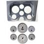 67 68 F Body Carbon Dash Carrier Concourse Silver Face Gauges
