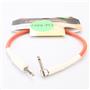 2' Lava Cable LCTHS2RD Tephra 1/4" Straight-Right Angle Speaker Cable #47206