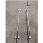 Boaters’ Resale Shop of TX 2211 0122.04 PAIR OF 1" x 53" SS GRAB RAILS