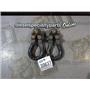 2003 - 2004 FORD F350 F250 XLT 6.0 DIESEL AUTO 4X4 OEM FRONT TOW HOOKS BLACK