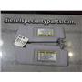 2001 2002 MERCEDES CLK320 SEDAN 3.2L 6CYL OEM INTERIOR SUNVISORS (GREY) SET