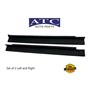 82210104AB Set of 2 Black Door Sill Guards for 2007-2017 Jeep Wrangler W/Logo