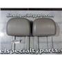 2003 2004 DODGE 3500 2500 LARAMIE QUAD CAB FRONT LEATHER SEAT HEAD RESTS - TAUPE