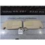 2005 2006 SUBARU FORESTER WAGON 2.5 L AUTOMATIC OEM INTERIOR SUN VISORS (TAN)