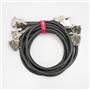 4 Mogami Gold 5' DB25 8-Channel Snake Cables 3x Analog & 1x AES Digital #54257