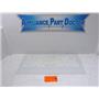 Electrolux Refrigerator 297102700 Glass Pan Cover Used