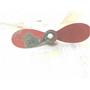 Boaters' Resale Shop of TX 2411 1445.07 TWO BLADE BRONZE 12RH11 PROP - 1" SHAFT