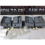 2006 2005 FORD F350 F250 XL XLT LARIAT CREWCAB OEM EXTERIOR DOOR HANDLES (4)