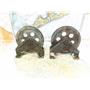 Boaters' Resale Shop of TX 2502 0154.84 EDSON PAIR OF CONDUIT IDLERS w 6" SHEAVE