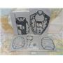 Boaters' Resale Shop of TX 2503 0574.04 YAMAHA LOWER UNIT GASKETS 6AW-W0001-21