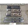 2000 2001 2002 FORD F350 7.3 DIESEL POWERSTROKE SUPERDUTY OEM EMBLEMS