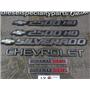 2001 2002 CHEVROLET SLT 2500HD 6.6 LB7 DURAMAX DIESEL OEM EMBLEMS (6) SET