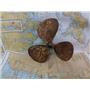 Boaters' Resale Shop of TX 2505 1807.01 BRONZE 3 BLADE 12RH8 PROP FOR 1" SHAFT