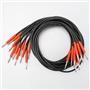 10 3' 36" Mogami 2893 Tiny Telephone TT Patch Cables Black #56550