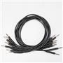 8 2' 24" Mogami 2893 Tiny Telephone TT Patch Cables Black #56548