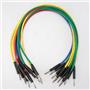 10 2' 24" Mogami 2893 Tiny Telephone TT Patch Cables Multicolored #56545