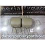 2011 2012 DODGE 3500 LARAMIE 6.7 DIESEL G56 FRONT HEADRESTS LEATHER TAN OEM