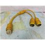 Boaters' Resale Shop of TX 2506 1405.02 MARINCO 50 AMP Y ADAPTER 1 F & 2 MALE