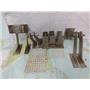 Boaters' Resale Shop of TX 2506 1403.02 DIY SS DINGHY DECK CHOCK BRACKET SET