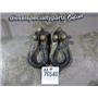 2000 2001 2002 FORD F350 XLT 7.3 DIESEL AUTO 4X4 OEM FRONT FRAME TOW HOOKS SET