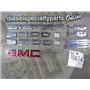 2008 2009 GMC SIERRA 3500 6.6 LMM DIESEL OEM EMBLEMS (GMC 3500HD SIERRA) SET