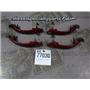 2006 2007 VOLKSWAGEN JETTA 1.9 DIESEL AUTO EXTERIOR DOOR HANDLES (RED) SET