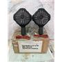 Boaters' Resale Shop of TX 2508 0201.01 TWO BLACK WAKE BOARD TOWER 6" SPEAKERS