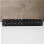 2 Redco 1RU XLR Male Female I/O Studio Rack Panel Patch Bays w/ Extras #55942