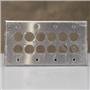 6 Switchcraft XLR Studio Wall Plates 4-gang plate & 6-gang #55656