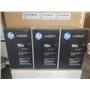 Lot of Three New Genuine HP 90X Toner Cartridges New Sealed High Yield HP CE390X