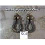 2000 2001 FORD F250 F350 7.3 DIESEL ZF6 2WD REGULAR CAB TOW HOOKS (2) BLACK OEM