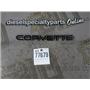 1989 1990 CHEVROLET CORVETTE 5.7 AUTO CONVERTIBLE EMBLEM ( BLACK /SILVER ) OEM