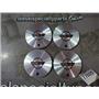 1989 1990 CHEVROLET CORVETTE 5.7 AUTO CONVERTIBLE OEM HUBCAPS (SET) 4 CHROME