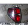2013 2014 FORD F150 LARIAT 3.5 ECO BOOST AUTO 4X4 LEFT HAND TAIL LIGHT - BLACK