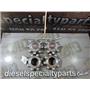 2002 2003 FORD F350 LARIAT CREWCAB 7.3 DIESEL AUTO 4X4 HUB CAPS ( 4 ) CHROME OEM