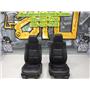 2003 2004 FORD RANGER XLT EXTENDED CAB FRONT SEATS (BLACK) LEATHER - NO POWER