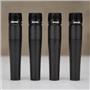 4 Shure SM57 Cardioid Dynamic Instrument Microphones w/ Mic Clips #56956