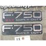 2004 2005 FORD F750 CAB CAT C7 DIESEL 6-SPEED MANUAL OEM EMBLEMS F750 SUPERDUTY