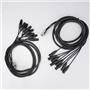 2 10' Mogami Gold DB25 - XLR Male & Female 8 Channel Snake Cables #57611