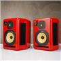 KRK Expose E8 Custom Red 2-Way Active Studio Monitors Pair Recapped #56466