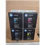 Lot of Four New Sealed Genuine HP 507A Toner Cartridges 2-C, 1-M, 1-Y -NEW-