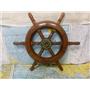 Boaters' Resale Shop of TX 2602 0707.02 WOODEN 23" SHIP'S WHEEL FOR 1" SHAFT