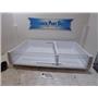 GE Refrigerator WR32X31941 WR32X36734 White Freezer Upper Basket w/ Divider Used