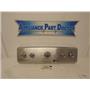 Maytag Washer W10468418 W10582043 Control Panel Assy w/Control Board Used