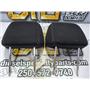 2012 2013 FORD F150 XLT 3.5 ECO BOOST AUTO 4X4 FRONT SEAT CLOTH HEADRESTS BLACK