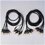 2x Mogami Gold 8 x 1/4" TRS Male to 8 x 1/4" TRS Male Snakes (20') #58819